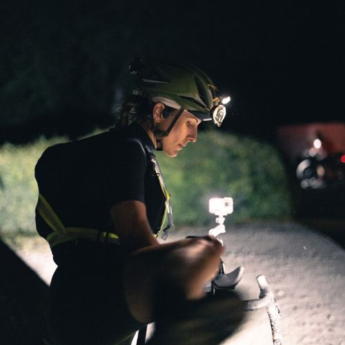 Lampe casque vélo puissante